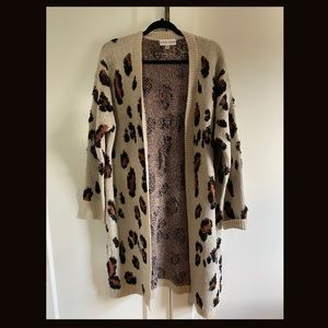 KNOX ROSE | Leopard Cardigan